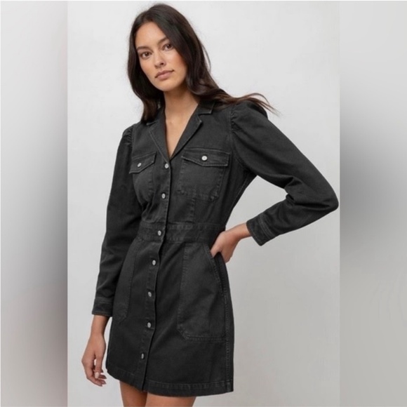 Rails Lisette Denim Dress NWT Size Medium - Picture 4 of 9